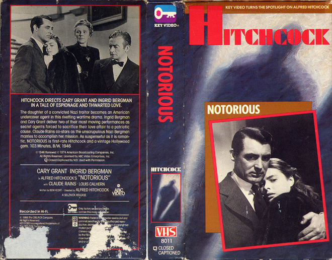 NOTORIOUS VHS COVER