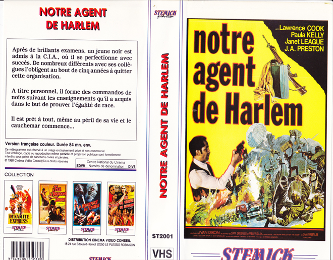 NOTRE AGENT DE HARLEM - SUBMITTED BY VINCENT KAVAKO