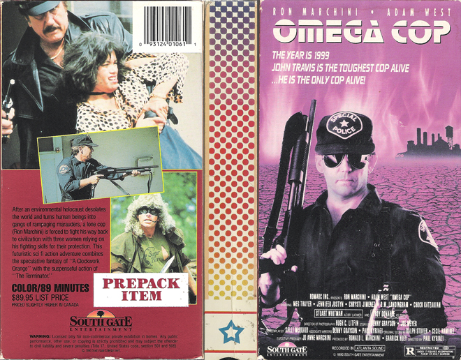 OMEGA COP VHS COVER