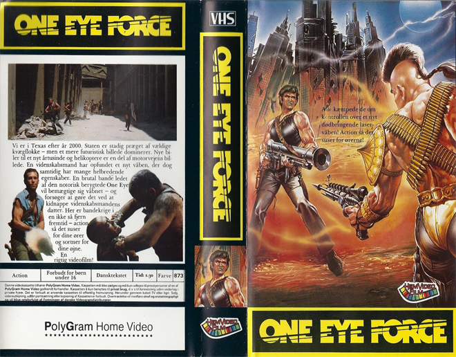 ONE EYE FORCE VHS COVER