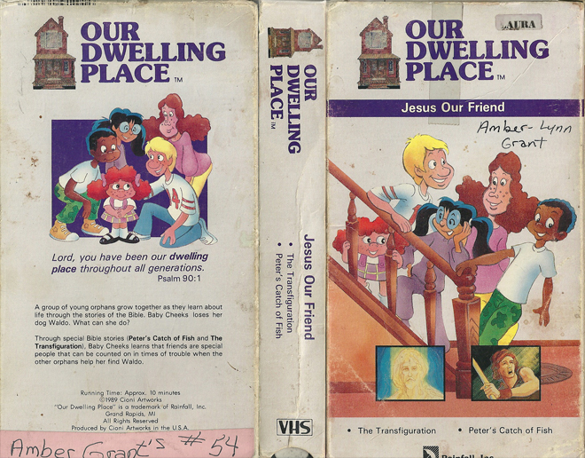 OUR DWELLING PLACE JESUS OUR FRIEND VHS COVER
