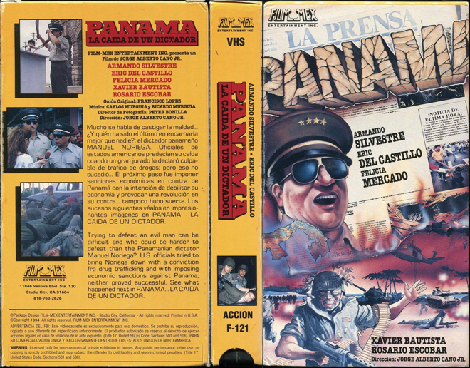 PANAMA, ACTION VHS COVER, HORROR VHS COVER, BLAXPLOITATION VHS COVER, HORROR VHS COVER, ACTION EXPLOITATION VHS COVER, SCI-FI VHS COVER, MUSIC VHS COVER, SEX COMEDY VHS COVER, DRAMA VHS COVER, SEXPLOITATION VHS COVER, BIG BOX VHS COVER, CLAMSHELL VHS COVER, VHS COVER, VHS COVERS, DVD COVER, DVD COVERS