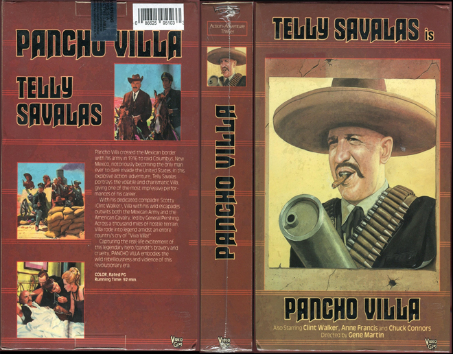 PANCHO VILLA, VHS COVER, VHS COVERS