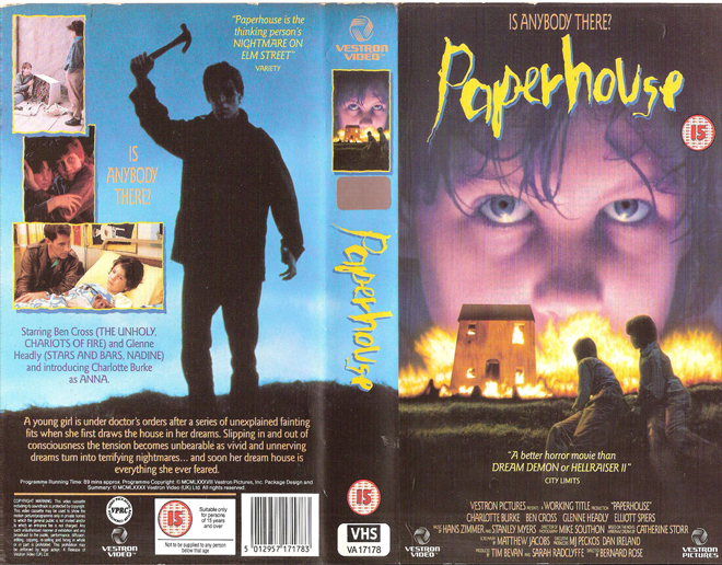 PAPERHOUSE VHS COVER