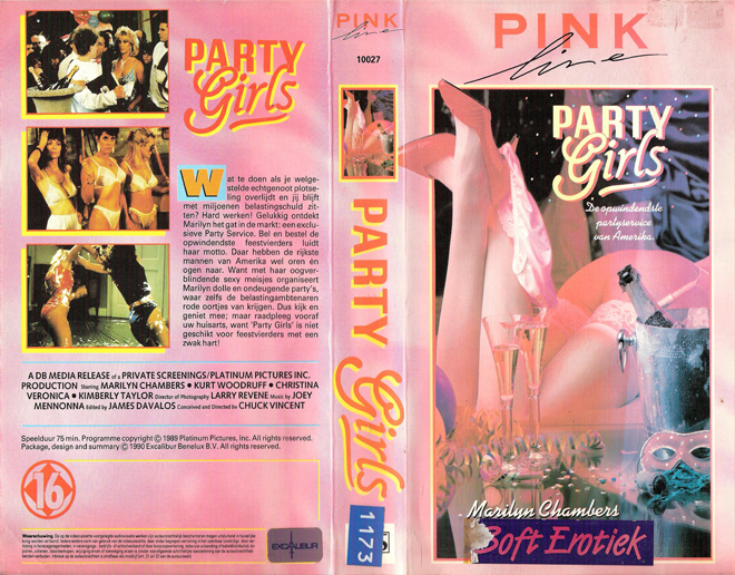 PARTY GIRLS VHS COVER