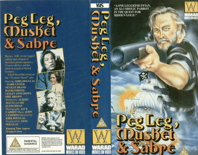 PEG LEG MUSKET AND SABRE VHS COVER