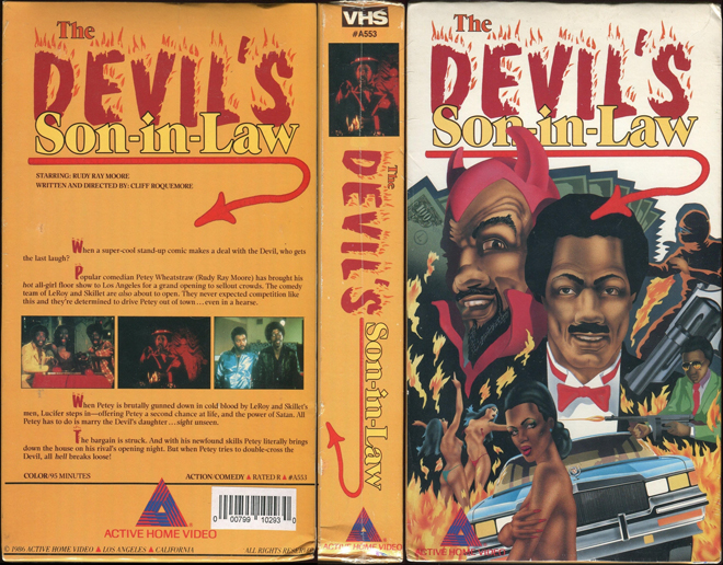 PETEY WHEATSTRAW AKA THE DEVIL'S SON IN LAW VHS COVER, VHS COVERS