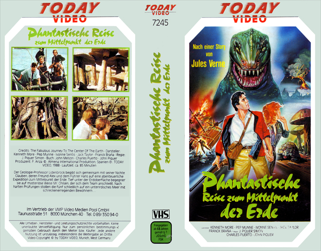PHANTASTISCHE REISE ZUM MITTELPUNKT DEZ EZDE VHS COVER