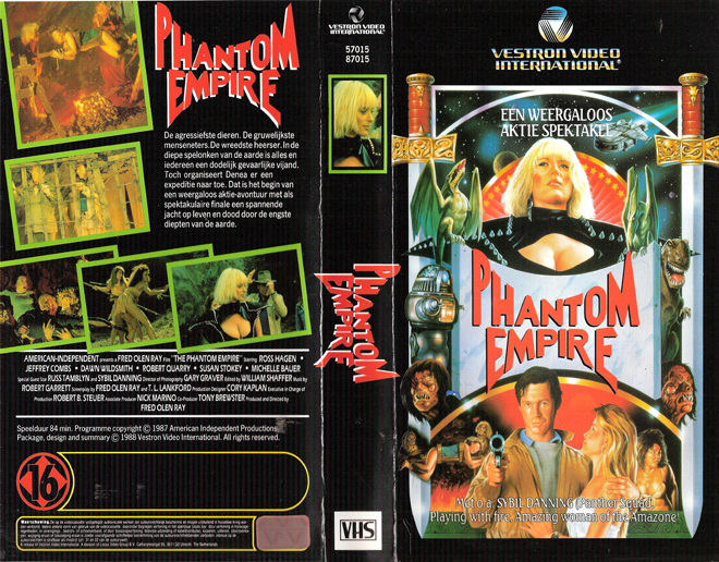 PHANTOM EMPIRE VHS COVER
