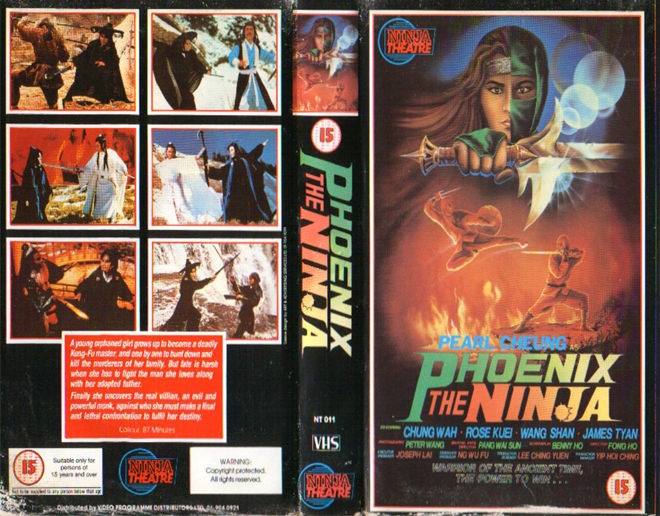 PHOENIX THE NINJA VHS COVER