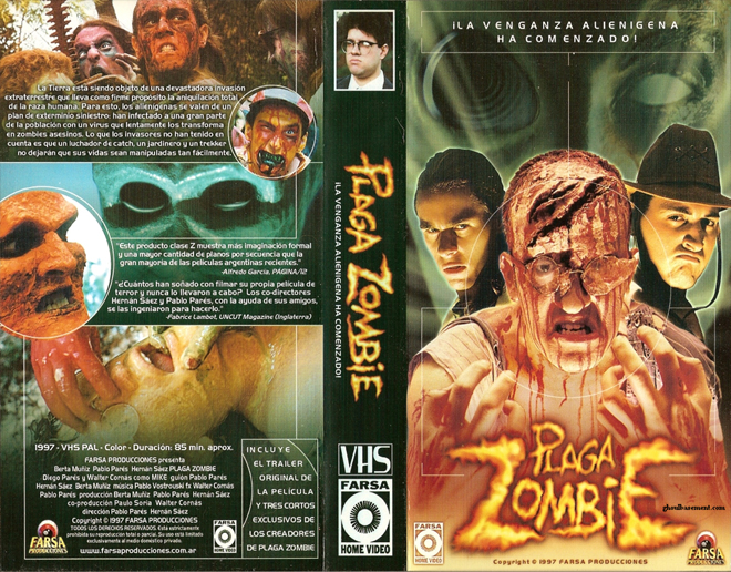 PLAGA ZOMBIE VHS COVER