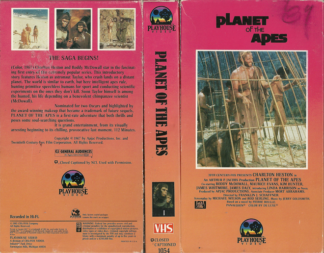 PLANET OF THE APES, ACTION, HORROR, BLAXPLOITATION, HORROR, ACTION EXPLOITATION, SCI-FI, MUSIC, SEX COMEDY, DRAMA, SEXPLOITATION, BIG BOX, CLAMSHELL, VHS COVER, VHS COVERS, DVD COVER, DVD COVERS