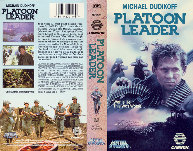 PLATOON LEADER,  THRILLER, ACTION, HORROR, BLAXPLOITATION, HORROR, ACTION EXPLOITATION, SCI-FI, MUSIC, SEX COMEDY, DRAMA, SEXPLOITATION, VHS COVER, VHS COVERS, DVD COVER, DVD COVERS