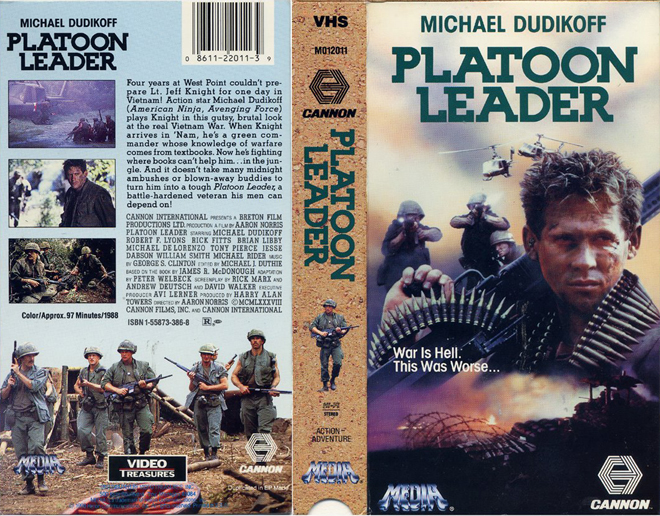 PLATOON LEADER VHS COVER