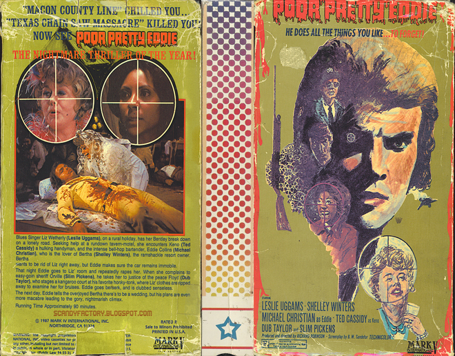POOR PRETTY EDDIE VHS COVER, VHS COVERS