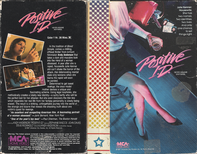 POSITIVE ID VHS COVER