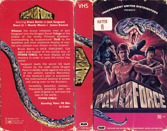 POWER FORCE VHS COVER