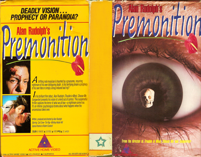 PREMONITION ALAN RUDOLPH VHS COVER