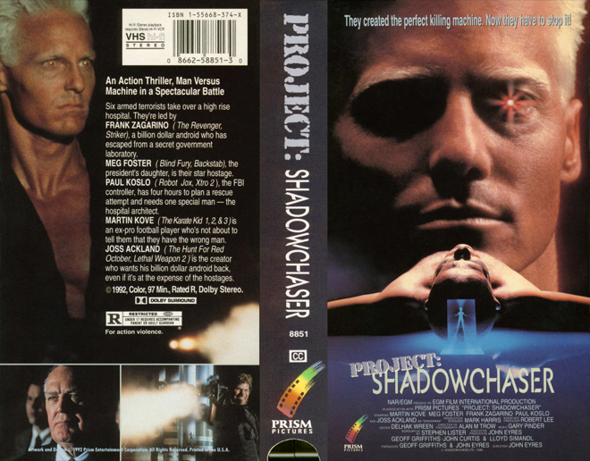 PROJECT SHADOWCHASER, VHS COVERS - SUBMITTED BY GEMIE FORD