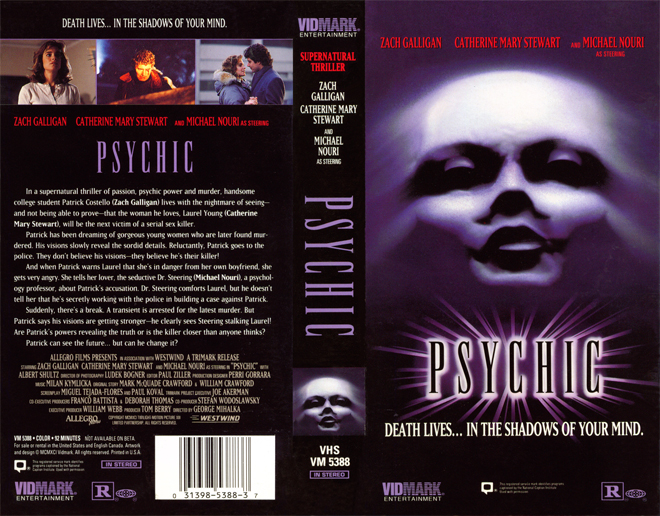PSYCHIC VIDMARK VHS COVER, VHS COVERS