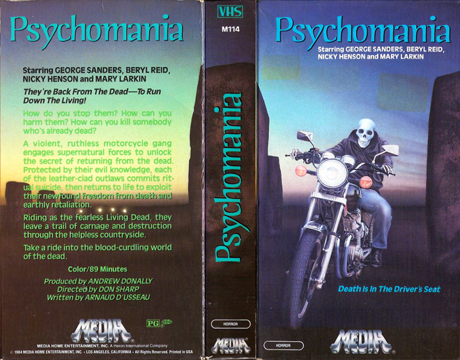 PSYCHOMANIA VHS COVER