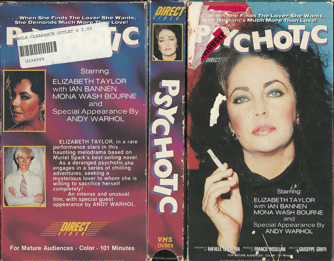 PSYCHOTIC VHS COVER