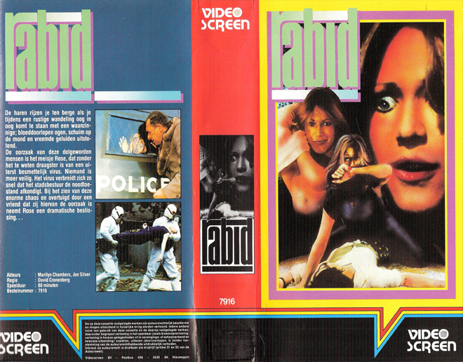 RABID VHS COVER, VHS COVERS