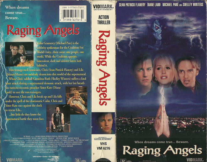 RAGING ANGELS VHS COVER