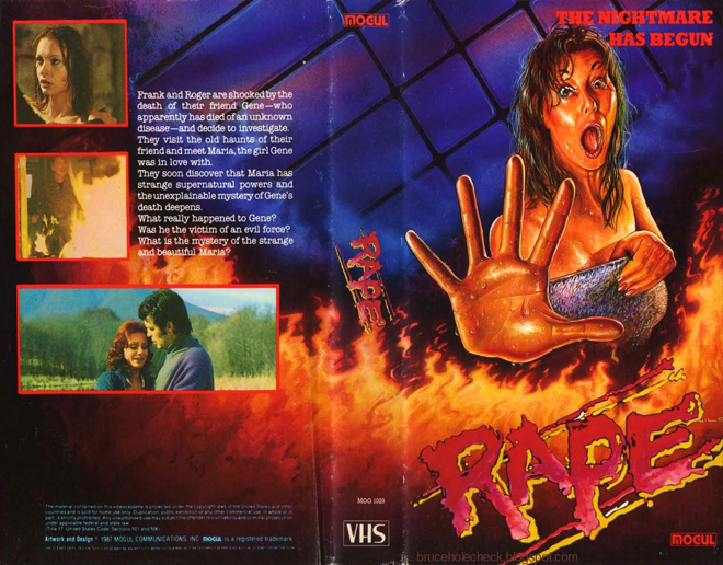 RAPE MOGUL VIDEO VHS COVER