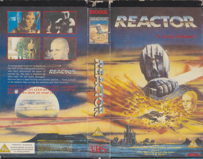 REACTOR A LIVING NIGHTMARE VHS COVER