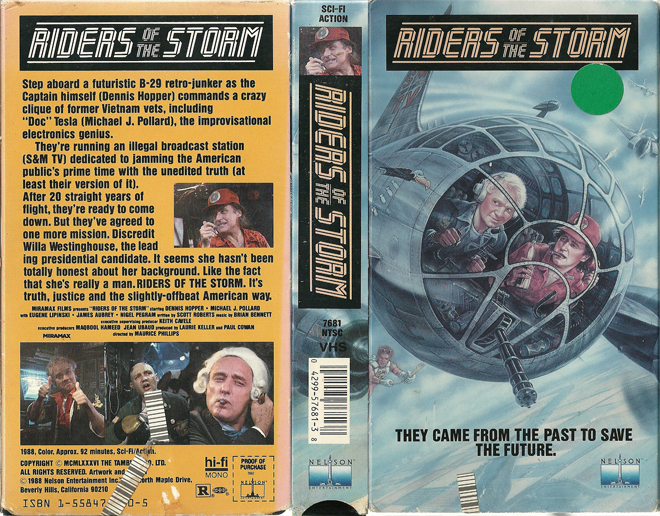 RIDERS OF THE STORM, THRILLER, ACTION, HORROR, SCIFI, ACTION VHS COVER, HORROR VHS COVER, BLAXPLOITATION VHS COVER, HORROR VHS COVER, ACTION EXPLOITATION VHS COVER, SCI-FI VHS COVER, MUSIC VHS COVER, SEX COMEDY VHS COVER, DRAMA VHS COVER, SEXPLOITATION VHS COVER, BIG BOX VHS COVER, CLAMSHELL VHS COVER, VHS COVER, VHS COVERS, DVD COVER, DVD COVERS