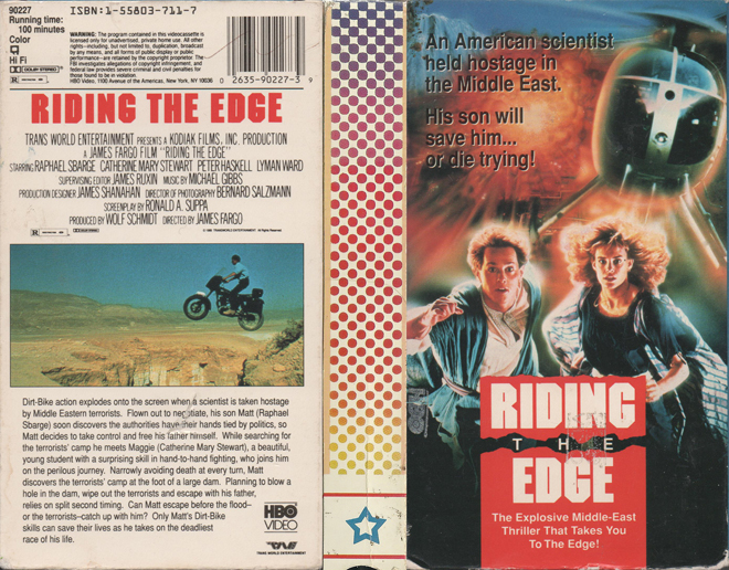 RIDING THE EDGE VHS COVER