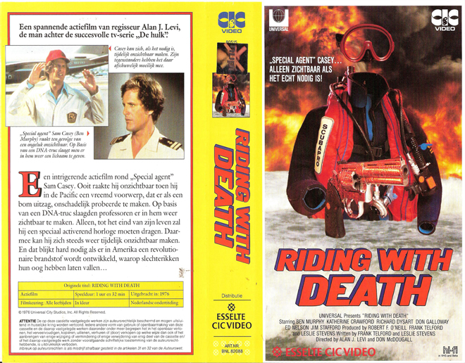 RIDING WITH DEATH VHS COVER