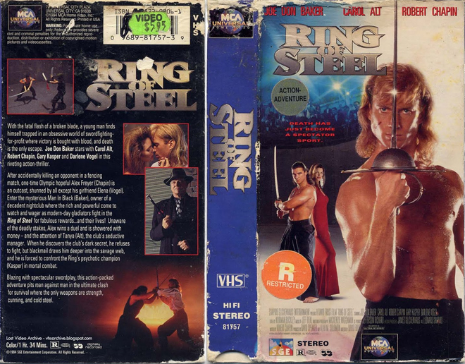 RING OF STEEL VHS COVER, VHS COVERS