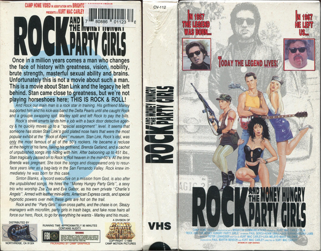 ROCK AND THE MONEY HUNGRY PARTY GIRLS, ACTION VHS COVER, HORROR VHS COVER, BLAXPLOITATION VHS COVER, HORROR VHS COVER, ACTION EXPLOITATION VHS COVER, SCI-FI VHS COVER, MUSIC VHS COVER, SEX COMEDY VHS COVER, DRAMA VHS COVER, SEXPLOITATION VHS COVER, BIG BOX VHS COVER, CLAMSHELL VHS COVER, VHS COVER, VHS COVERS, DVD COVER, DVD COVERS