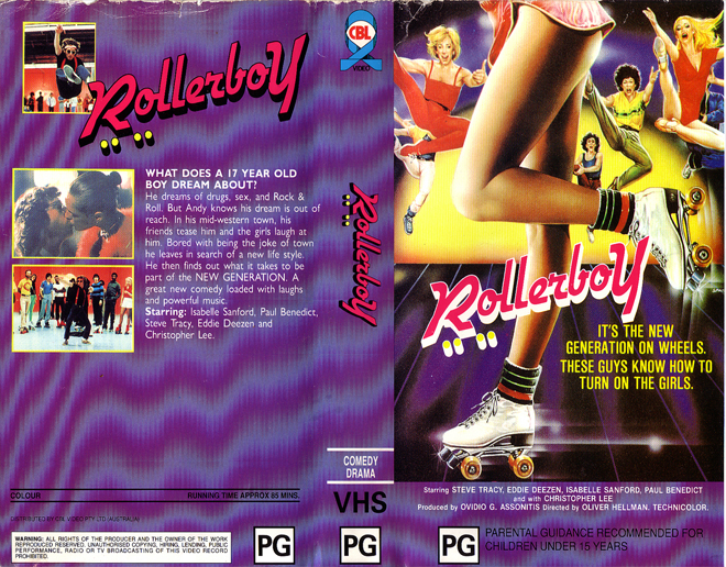ROLLERBOY, BIG BOX VHS, HORROR, ACTION EXPLOITATION, ACTION, ACTIONXPLOITATION, SCI-FI, MUSIC, THRILLER, SEX COMEDY,  DRAMA, SEXPLOITATION, VHS COVER, VHS COVERS, DVD COVER, DVD COVERS