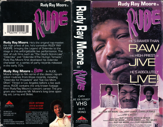 RUDY RAY MOORE : RUDE