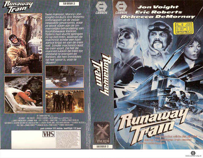 RUNAWAY TRAIN GERMAN VHS COVER
