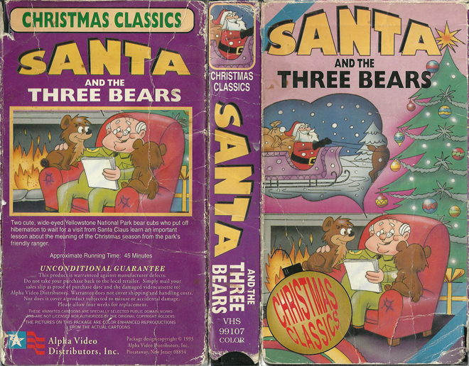 SANTA AND THE 3 BEARS VHS COVER, ACTION VHS COVER, HORROR VHS COVER, BLAXPLOITATION VHS COVER, HORROR VHS COVER, ACTION EXPLOITATION VHS COVER, SCI-FI VHS COVER, MUSIC VHS COVER, SEX COMEDY VHS COVER, DRAMA VHS COVER, SEXPLOITATION VHS COVER, BIG BOX VHS COVER, CLAMSHELL VHS COVER, VHS COVER, VHS COVERS, DVD COVER, DVD COVERS
