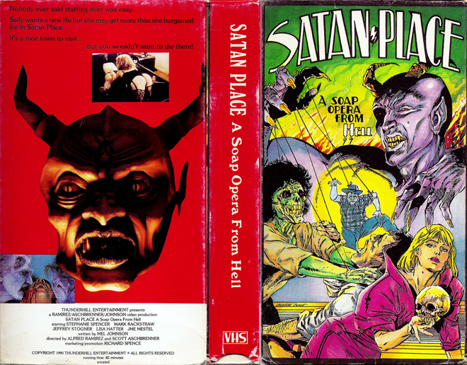 SATAN PLACE :  A SOAP OPERA FROM HELL, VHS COVERS