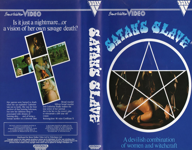 SATANS SLAVE VHS COVER