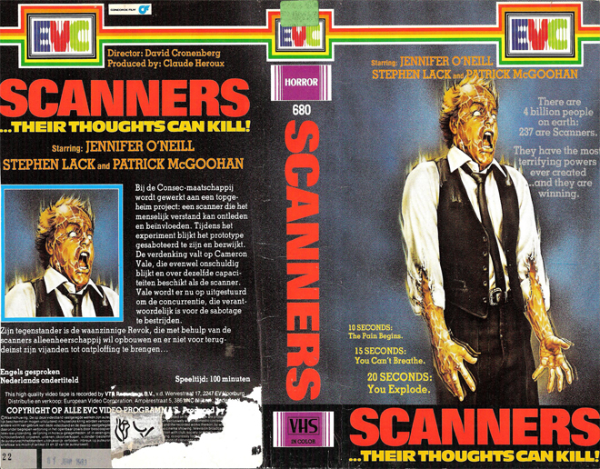 SCANNERS EVC VHS COVER
