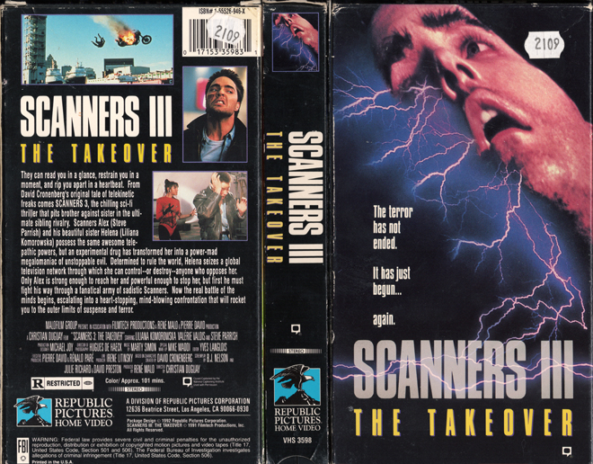 SCANNERS III : THE TAKEOVER
