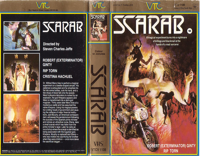 SCARAB VHS COVER