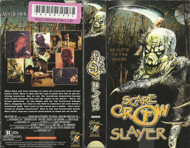 SCARE CROW SLAYER VHS COVER