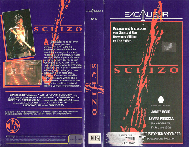 SCHIZO VHS COVER