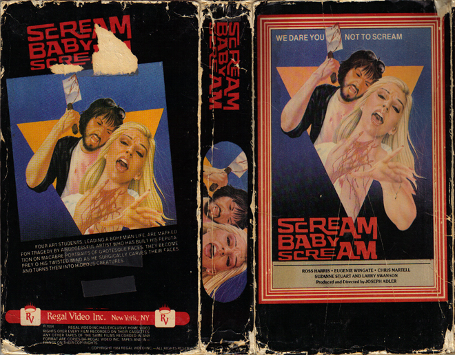 SCREAM BABY SCREAM VHS COVER