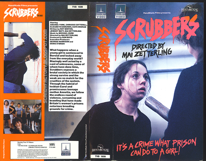 SCRUBBERS VHS COVER