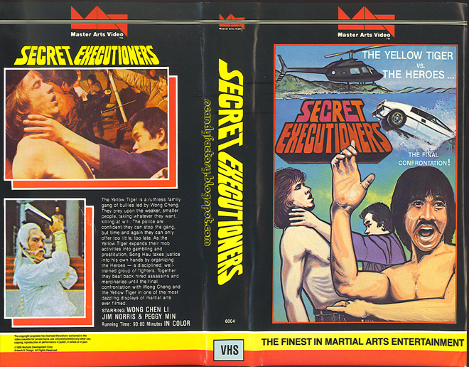 SECRET EXECUTIONERS, BIG BOX, HORROR, ACTION EXPLOITATION, ACTION, HORROR, SCI-FI, MUSIC, THRILLER, SEX COMEDY,  DRAMA, SEXPLOITATION, VHS COVER, VHS COVERS, DVD COVER, DVD COVERS