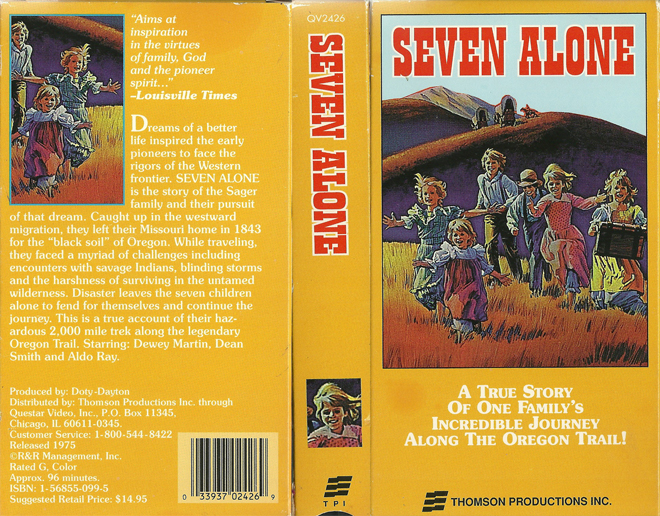 SEVEN ALONE VHS COVER